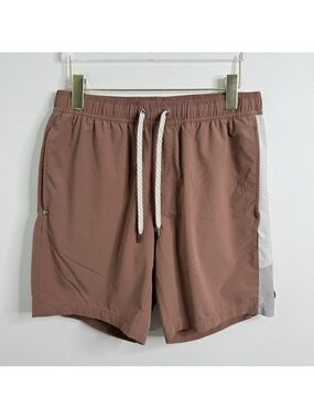 Vuori Kore Short X2 Lined V3059 Sedona Brown Mens Medium Performance EUC